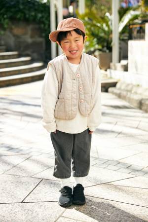 春にぴったり！ おしゃれなロンT＆スウェットキッズコーデ