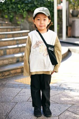 春にぴったり！ おしゃれなロンT＆スウェットキッズコーデ