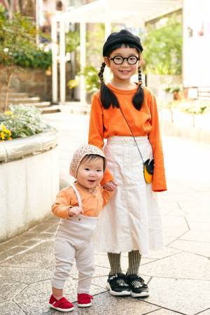 春にぴったり！ おしゃれなロンT＆スウェットキッズコーデ