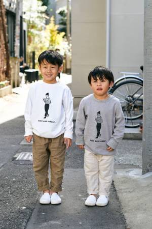 春にぴったり！ おしゃれなロンT＆スウェットキッズコーデ