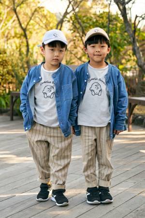 春にぴったり！ おしゃれなロンT＆スウェットキッズコーデ