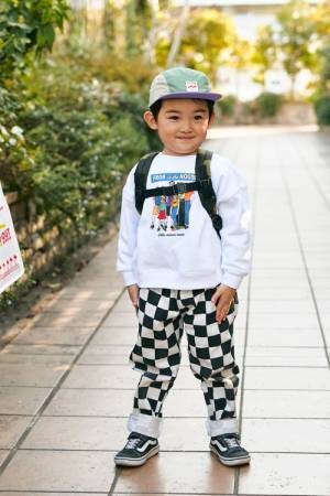 男の子コーデは “キャップ”でおしゃれが鉄則！