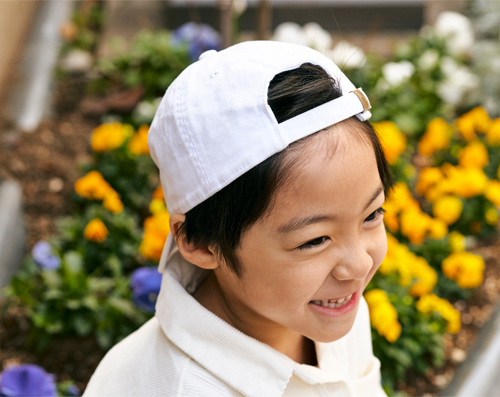 男の子コーデは “キャップ”でおしゃれが鉄則！