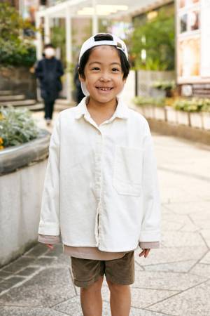 男の子コーデは “キャップ”でおしゃれが鉄則！