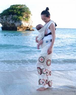 【新連載】モデル・武智志穂の沖縄でのんびり双子育児 Vol.1「妊娠までの道のりと わが子との初対面」