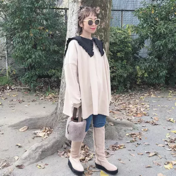 【ファッショントレンド】 極寒の今着たい「白ダウン」＆春気分の「フリル襟」