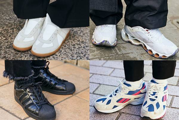 おしゃれママはどんなスニーカーを履いている？ トレンドのハイテク、コラボものなどなど…