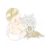 ワンオペ育児ママ・mitoのうーたろうとネコのいる生活  Vol.14 猫毛との戦い