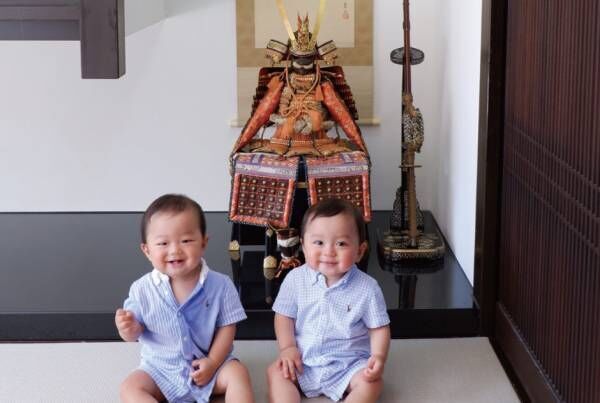 連載 モデル 武智志穂の沖縄でのんびり双子育児 Vol 9 双子の初節句 21年5月25日 ウーマンエキサイト 1 4