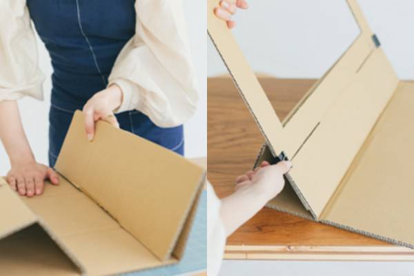 ＜遊べるダンボール工作＞ケーキタワーにキッズ専用パソコンも！