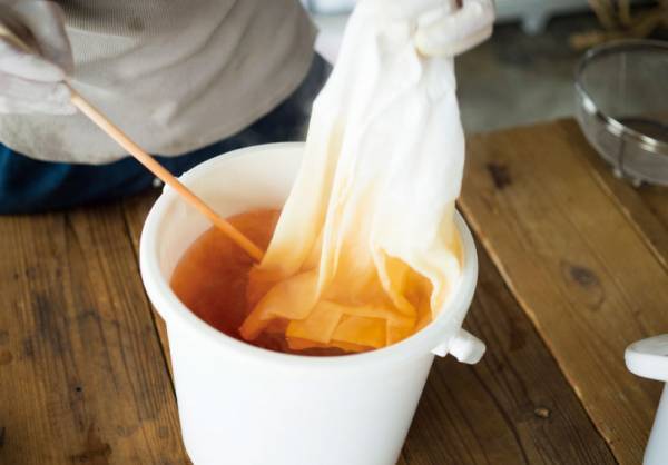 お家で草木染めにチャンレンジ！ Tシャツやマスクを染めてみよう！