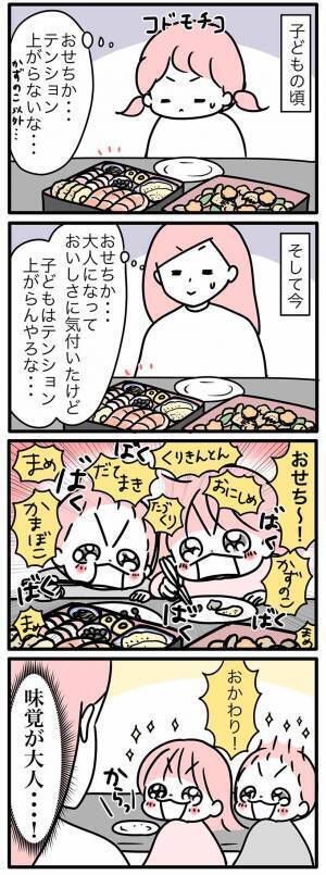 おせち［4コマ連載］モチコのツッコミ育児備忘録 Vol.39