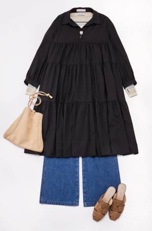 セレモニーにもデイリーにも！ リアルに使える【ブラックワンピース】の着こなし方