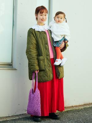今季は断然エネルギッシュなカラー推し！ おしゃれ親子のカラーコーデスナップ
