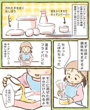 育児漫画・チッチママの『ごはんできたよ！』 Vol.10「レベルアップする卵料理part2」