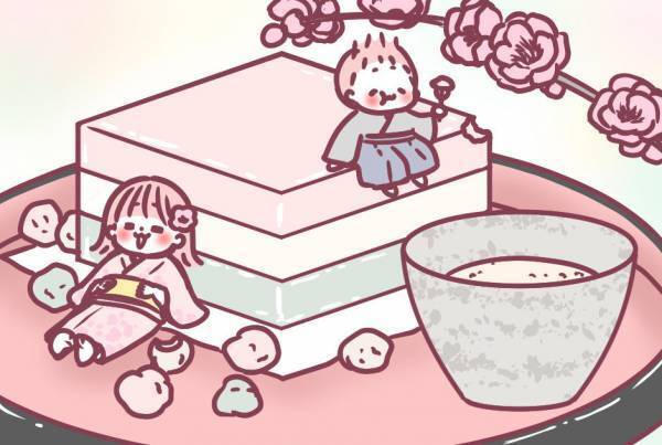 ひな祭り［4コマ連載］モチコのツッコミ育児備忘録 Vol.41
