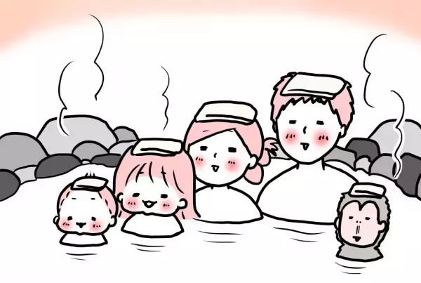 【連載】Instagramで大人気の育児4コマ『家族旅行あるある』vol.1 モチコ さん