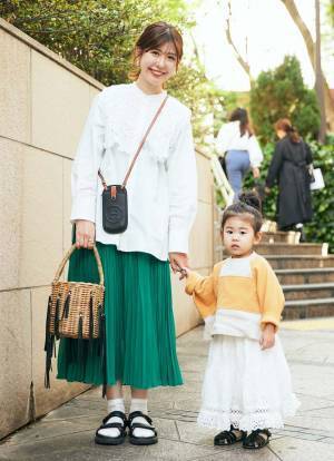 レースをシェアしてエレガンスに。グリーンを投入して旬度もアップ！