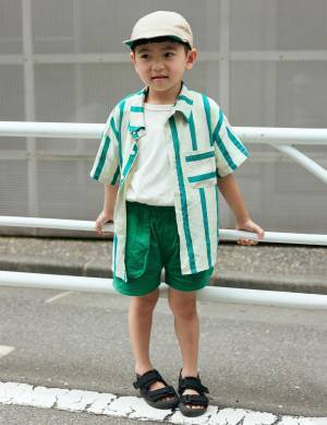 【動きやすさもおしゃれも両立！ 男の子コーデ 9選】夏SNAP