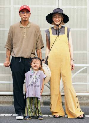 イエローのオーバーオールが夏らしい♪ ラクチン上質カジュアルコーデ