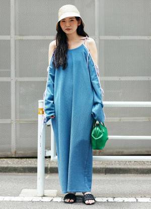 【トレンド色のグリーンが効く！】爽やかな親子リンクコーデ