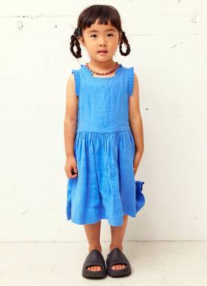 【淡トーンリンクで簡単おしゃれ見え】ブルー×ベージュで涼しげに