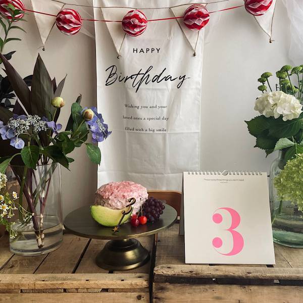 3歳誕生日パーティー！フォトスペースに使えるおすすめアイテム。