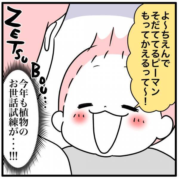 植物が高確率で枯れる我が家・・・小一の夏休みを皮切りに試練が始まる