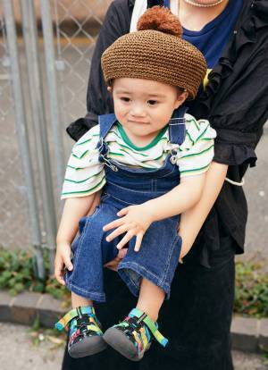 最旬デニムリンクコーデ！パパとキッズはボーダー柄もお揃いに♡