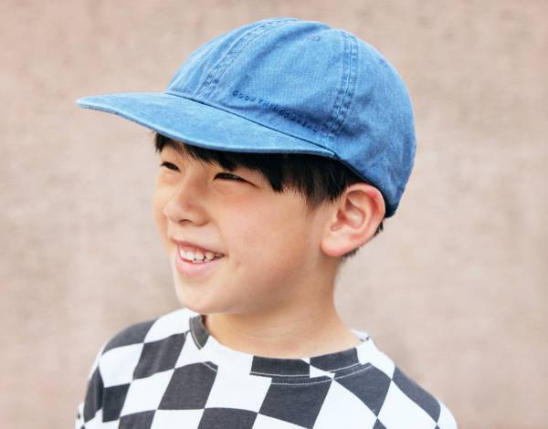 キッズコーデはや断然ザラ推し！チェッカー柄Tシャツ×キャップで元気いっぱいに♪