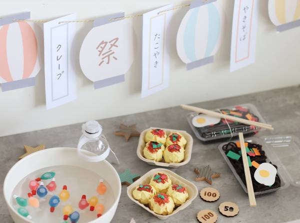 お家で夏祭りを楽しむ3つのアイディア【工作＆ミニレシピ】