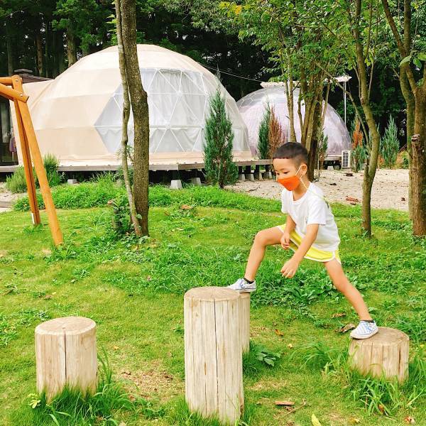 まるでホテル！？子連れでグランピング☆那須塩原の【ハミルの森】