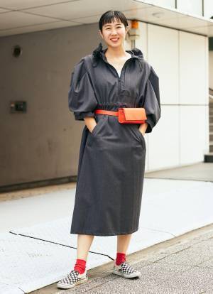 全身「ユニクロ」を使ったキッズコーデが推せる！ ブラック×レッドでクールに♡