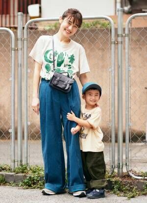 定番のTシャツはこう着る！ コーデュロイパンツを合わせたおしゃれな秋 