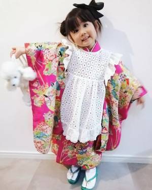 『アンティーク着物で七五三』着物に合わせるカワイイ小物はフリマアプリで賢くゲット♪