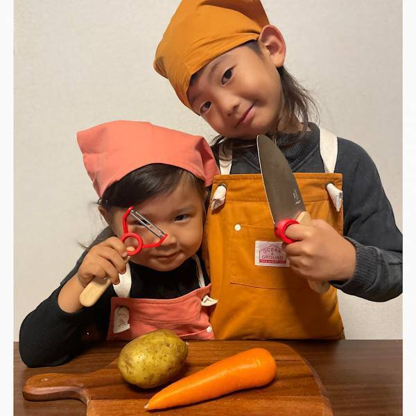 子供と一緒にお料理！キッズ包丁【OPINEL】で始める台所育児！