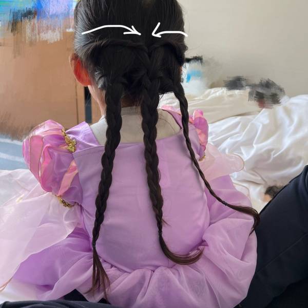 100均で作れる！￼可愛いラプンツェルのプリンセスヘアアレンジ♡