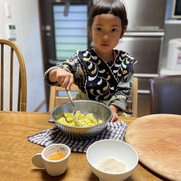 材料は3つだけ☆親子でつくる簡単スウィートポテト！！