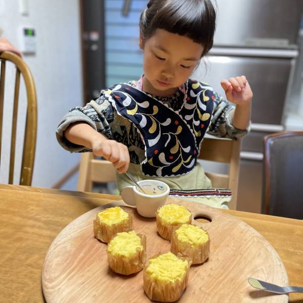 材料は3つだけ☆親子でつくる簡単スウィートポテト！！