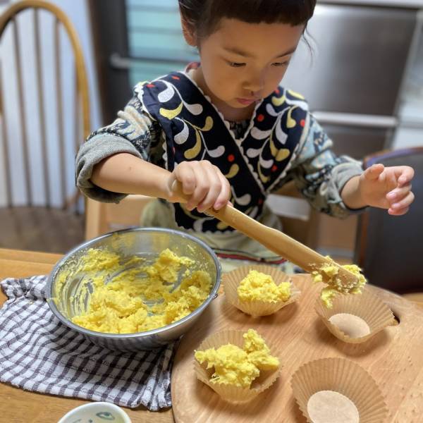 材料は3つだけ☆親子でつくる簡単スウィートポテト！！