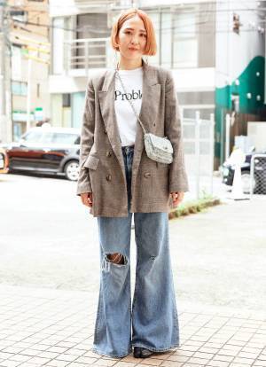 『ザラ』のジャケットが大活躍！チェック柄リンクで仲良し度アップ♪