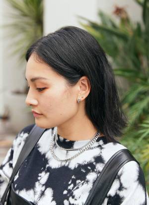 親子揃って『ザラ』に夢中♡ ブラック×タイダイ柄で仲良しリンク！