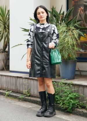 親子揃って『ザラ』に夢中♡ ブラック×タイダイ柄で仲良しリンク！