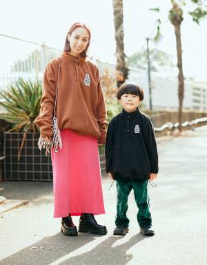 【FREAK’S STORE × THE OTOGIBANASHI SUPPLY × HugMug】 コラボフリースでおしゃれ親子がコーディネート！