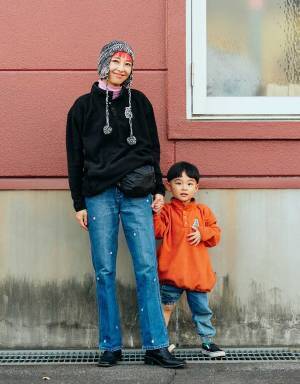 【FREAK’S STORE × THE OTOGIBANASHI SUPPLY × HugMug】 コラボフリースでおしゃれ親子がコーディネート！