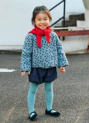 スカーフを使った上級親子リンクコーデ♡ 技ありテクをお見逃しなく！ | HugMug