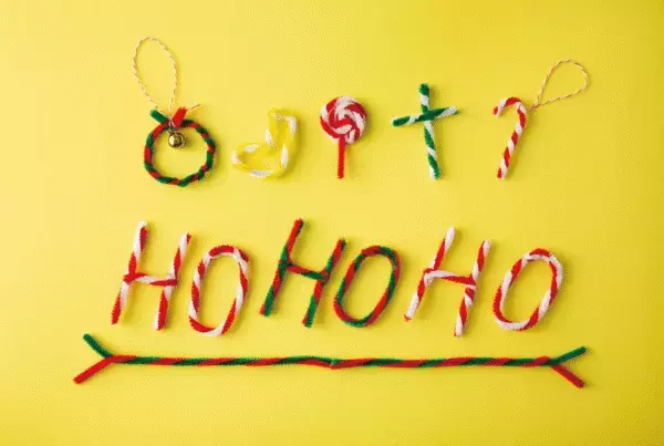 3 STEPで簡単親子工作！ クリスマスオーナメント【2色モールのオーナメント】