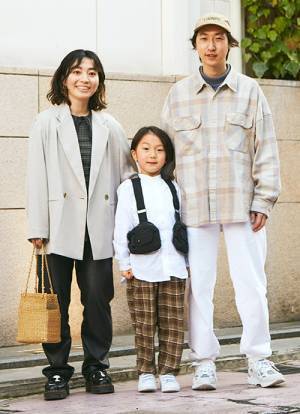 明るめトーン＆チェック柄をシェア