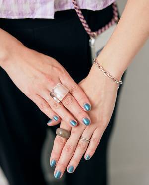 ブルー×ピンクでハッピーに！