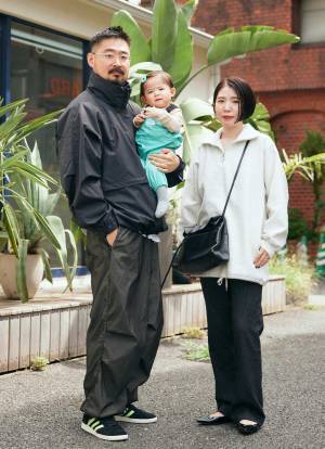 おしゃれ家族のモノトーンコーデ。ヴィンテージMIXで簡単にサマ見え！ | HugMug - 親子で楽しむファッションやライフスタイル情報を届けるママメディア